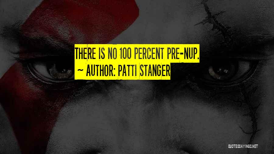 Patti Stanger Quotes: There Is No 100 Percent Pre-nup.