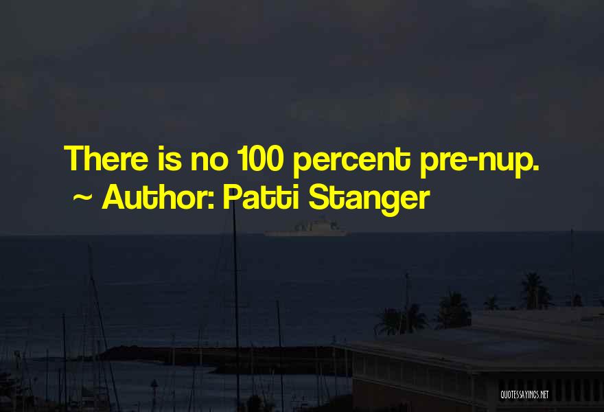 Patti Stanger Quotes: There Is No 100 Percent Pre-nup.