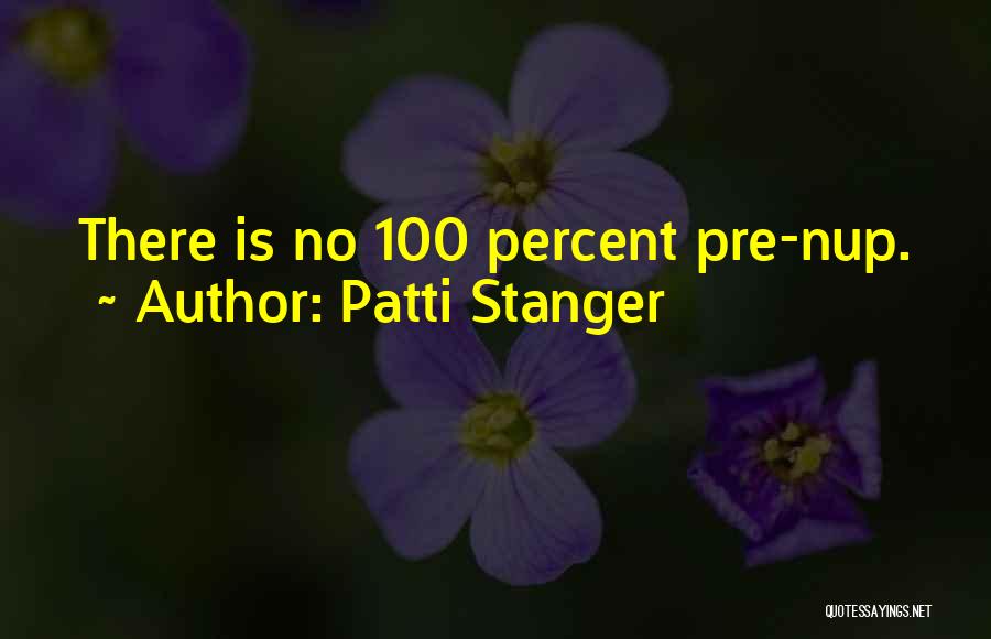 Patti Stanger Quotes: There Is No 100 Percent Pre-nup.