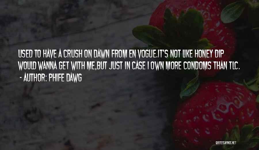 Phife Dawg Quotes: Used To Have A Crush On Dawn From En Vogue.it's Not Like Honey Dip Would Wanna Get With Me,but Just