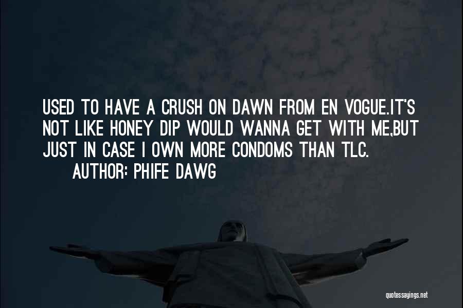 Phife Dawg Quotes: Used To Have A Crush On Dawn From En Vogue.it's Not Like Honey Dip Would Wanna Get With Me,but Just