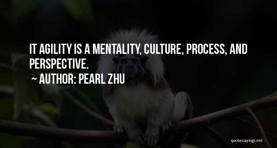 Pearl Zhu Quotes: It Agility Is A Mentality, Culture, Process, And Perspective.