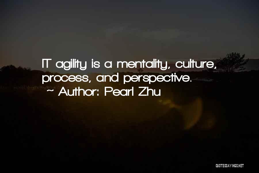 Pearl Zhu Quotes: It Agility Is A Mentality, Culture, Process, And Perspective.