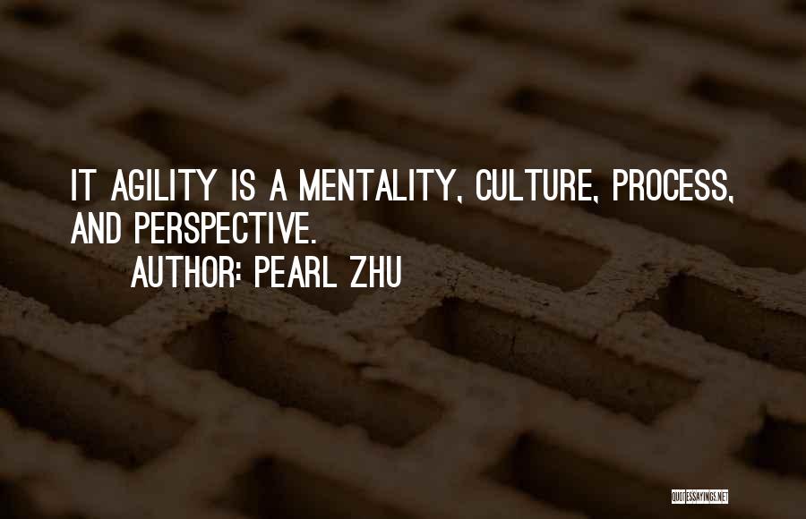 Pearl Zhu Quotes: It Agility Is A Mentality, Culture, Process, And Perspective.