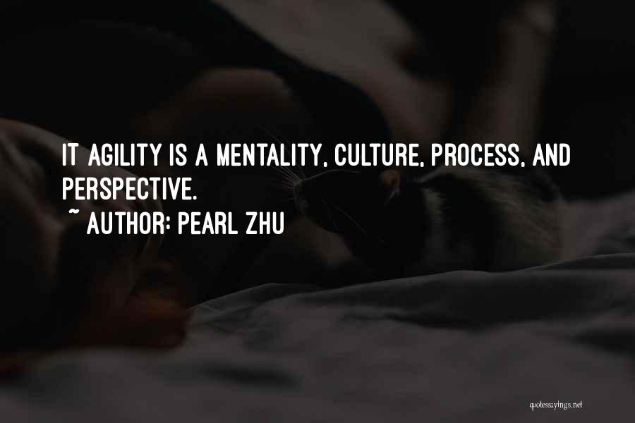 Pearl Zhu Quotes: It Agility Is A Mentality, Culture, Process, And Perspective.