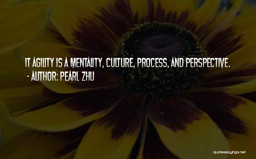 Pearl Zhu Quotes: It Agility Is A Mentality, Culture, Process, And Perspective.