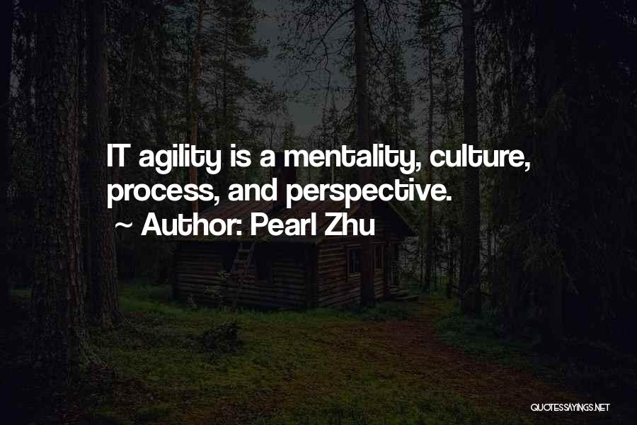 Pearl Zhu Quotes: It Agility Is A Mentality, Culture, Process, And Perspective.