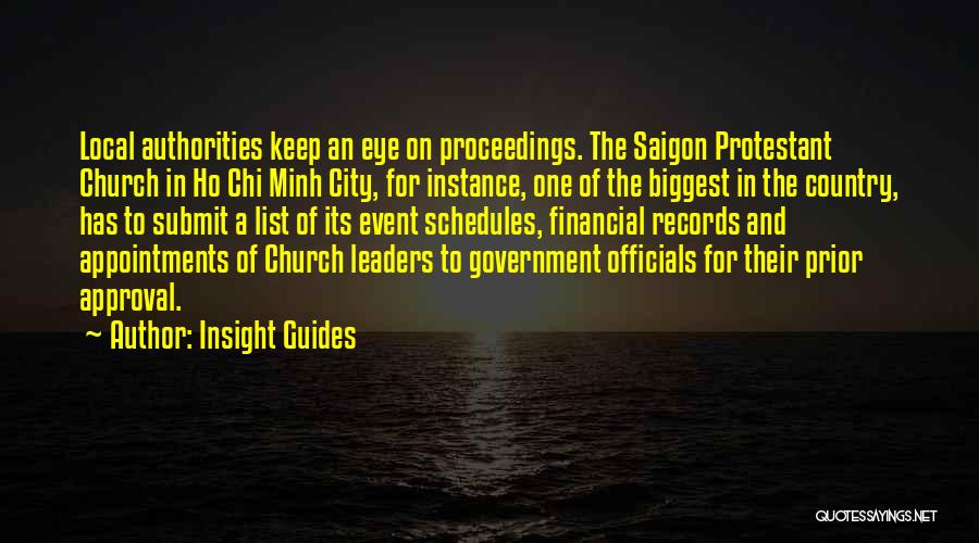 Insight Guides Quotes: Local Authorities Keep An Eye On Proceedings. The Saigon Protestant Church In Ho Chi Minh City, For Instance, One Of