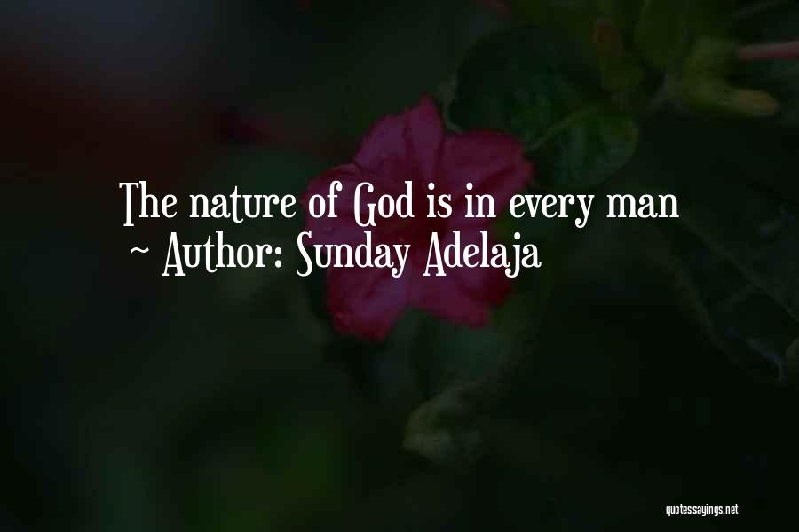 Sunday Adelaja Quotes: The Nature Of God Is In Every Man
