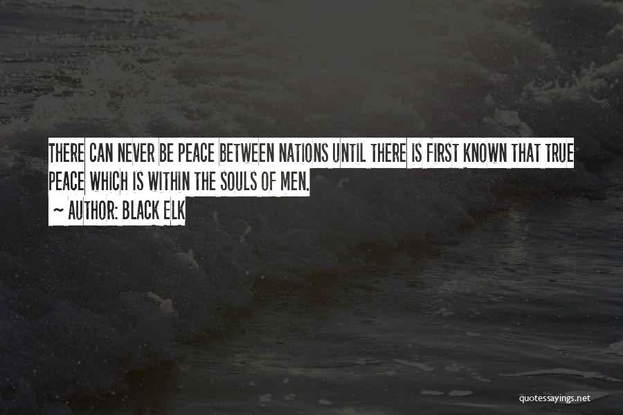 Black Elk Quotes: There Can Never Be Peace Between Nations Until There Is First Known That True Peace Which Is Within The Souls