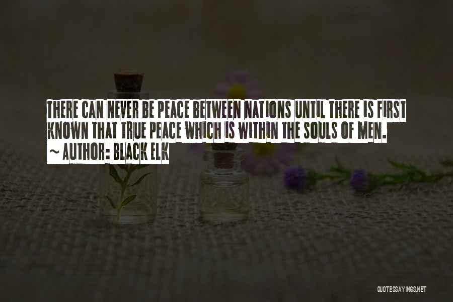 Black Elk Quotes: There Can Never Be Peace Between Nations Until There Is First Known That True Peace Which Is Within The Souls