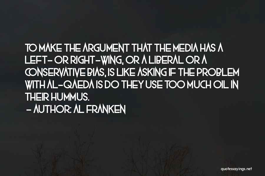 Al Franken Quotes: To Make The Argument That The Media Has A Left- Or Right-wing, Or A Liberal Or A Conservative Bias, Is