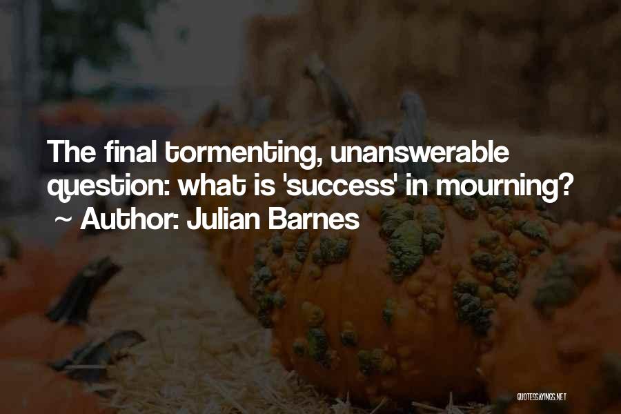 Julian Barnes Quotes: The Final Tormenting, Unanswerable Question: What Is 'success' In Mourning?