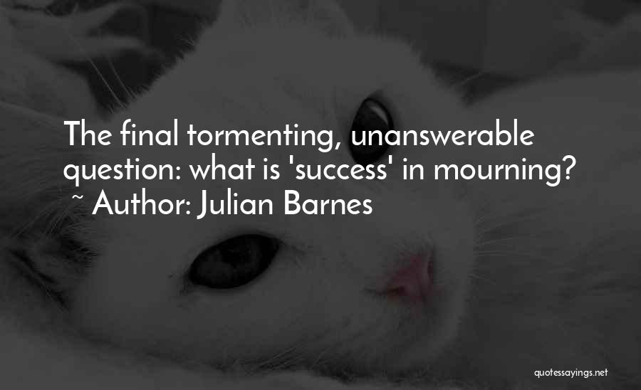 Julian Barnes Quotes: The Final Tormenting, Unanswerable Question: What Is 'success' In Mourning?