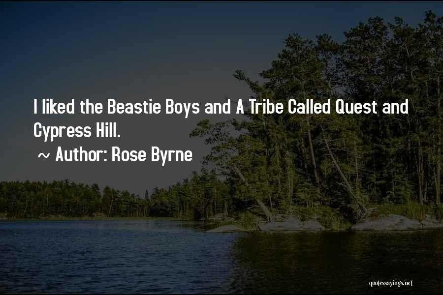 Rose Byrne Quotes: I Liked The Beastie Boys And A Tribe Called Quest And Cypress Hill.