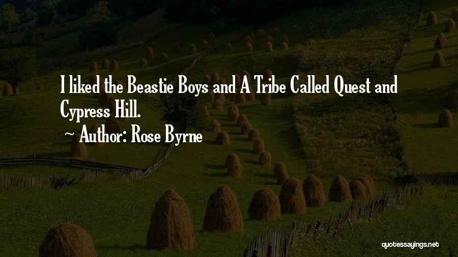 Rose Byrne Quotes: I Liked The Beastie Boys And A Tribe Called Quest And Cypress Hill.