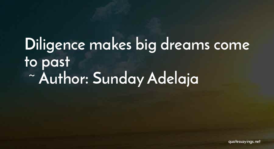 Sunday Adelaja Quotes: Diligence Makes Big Dreams Come To Past