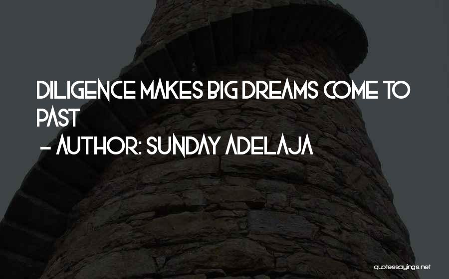Sunday Adelaja Quotes: Diligence Makes Big Dreams Come To Past