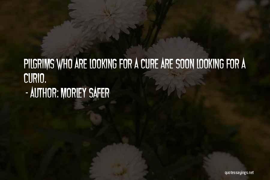 Morley Safer Quotes: Pilgrims Who Are Looking For A Cure Are Soon Looking For A Curio.