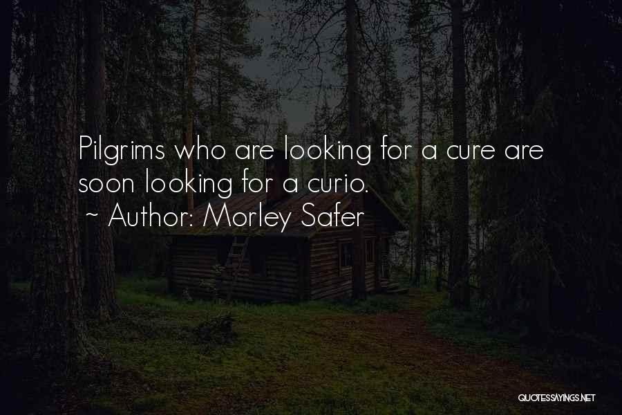 Morley Safer Quotes: Pilgrims Who Are Looking For A Cure Are Soon Looking For A Curio.