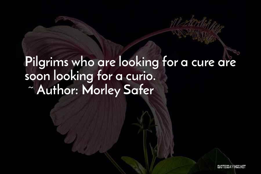 Morley Safer Quotes: Pilgrims Who Are Looking For A Cure Are Soon Looking For A Curio.