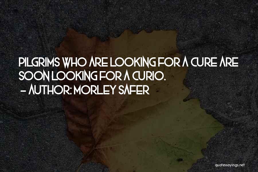 Morley Safer Quotes: Pilgrims Who Are Looking For A Cure Are Soon Looking For A Curio.