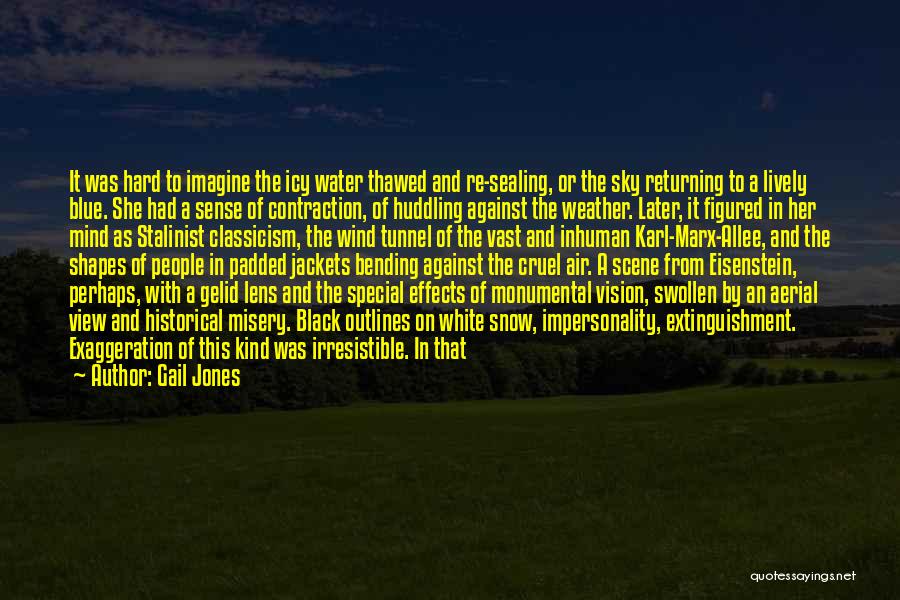 Gail Jones Quotes: It Was Hard To Imagine The Icy Water Thawed And Re-sealing, Or The Sky Returning To A Lively Blue. She