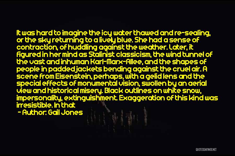 Gail Jones Quotes: It Was Hard To Imagine The Icy Water Thawed And Re-sealing, Or The Sky Returning To A Lively Blue. She