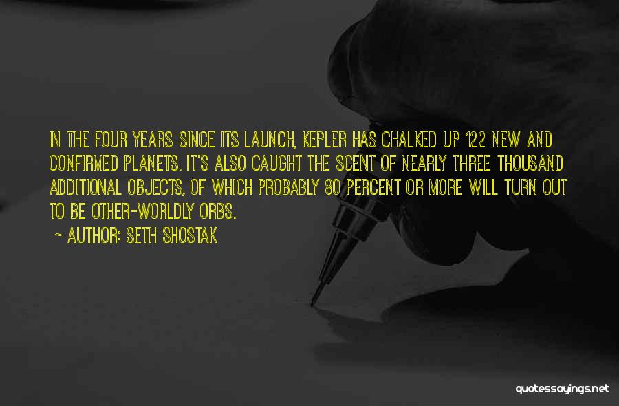 Seth Shostak Quotes: In The Four Years Since Its Launch, Kepler Has Chalked Up 122 New And Confirmed Planets. It's Also Caught The