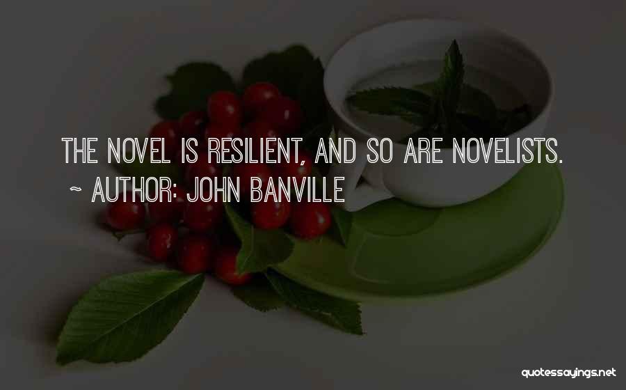 John Banville Quotes: The Novel Is Resilient, And So Are Novelists.