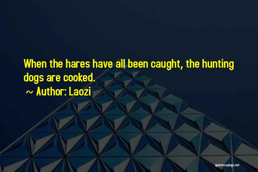 Laozi Quotes: When The Hares Have All Been Caught, The Hunting Dogs Are Cooked.
