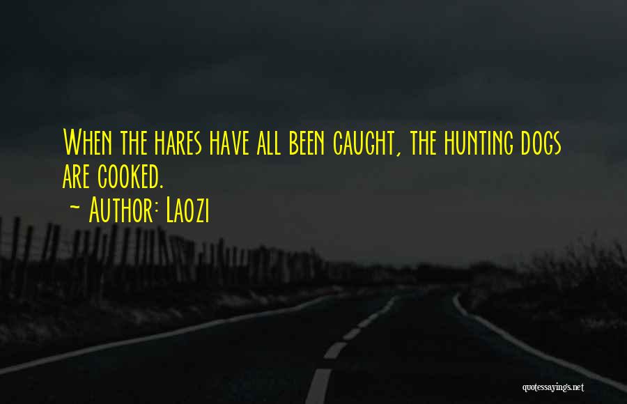 Laozi Quotes: When The Hares Have All Been Caught, The Hunting Dogs Are Cooked.