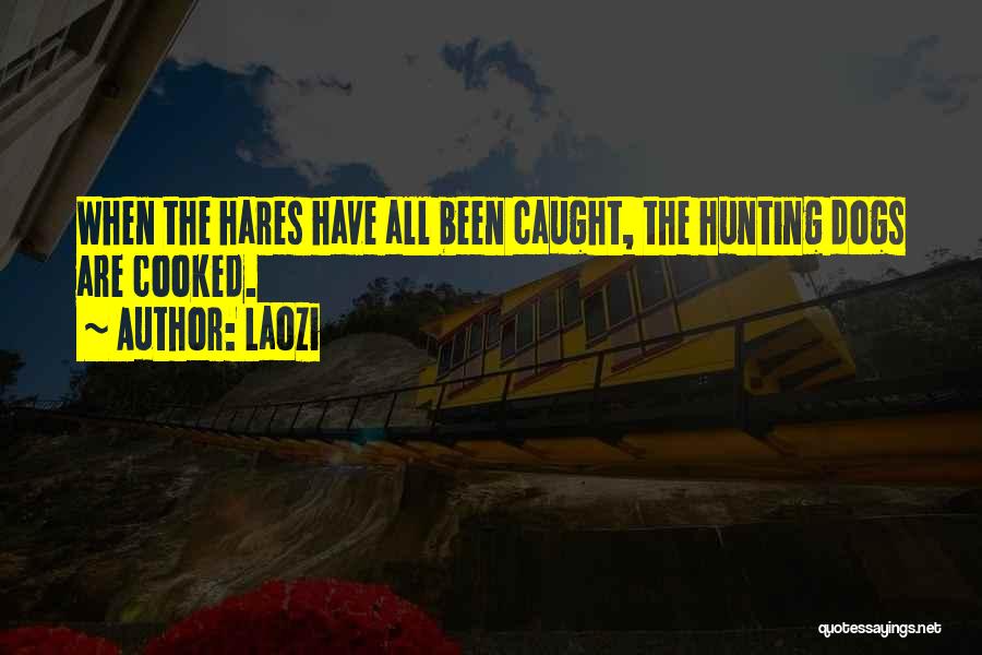 Laozi Quotes: When The Hares Have All Been Caught, The Hunting Dogs Are Cooked.