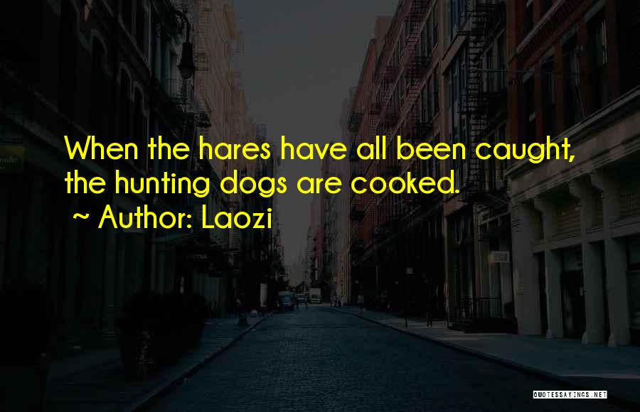 Laozi Quotes: When The Hares Have All Been Caught, The Hunting Dogs Are Cooked.