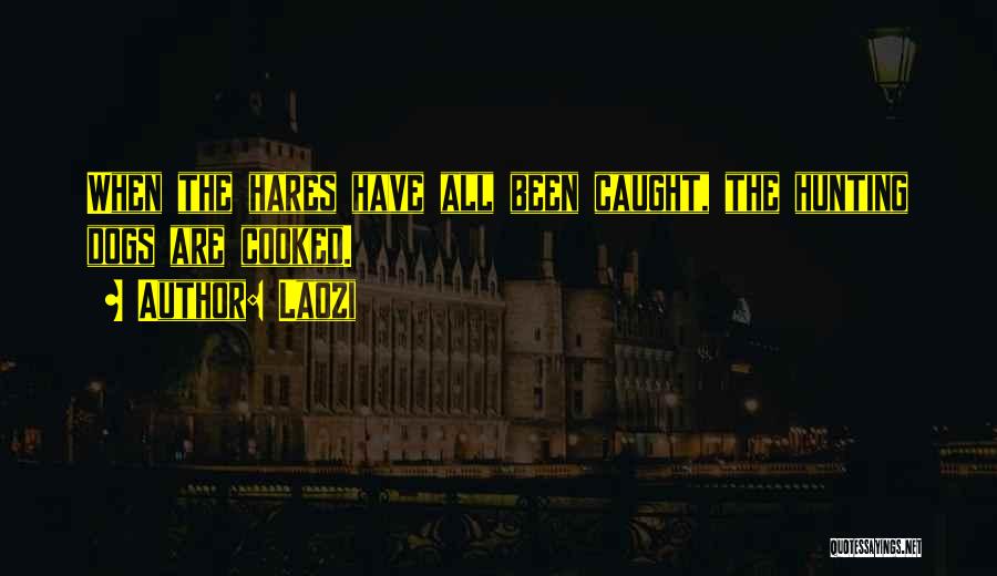 Laozi Quotes: When The Hares Have All Been Caught, The Hunting Dogs Are Cooked.