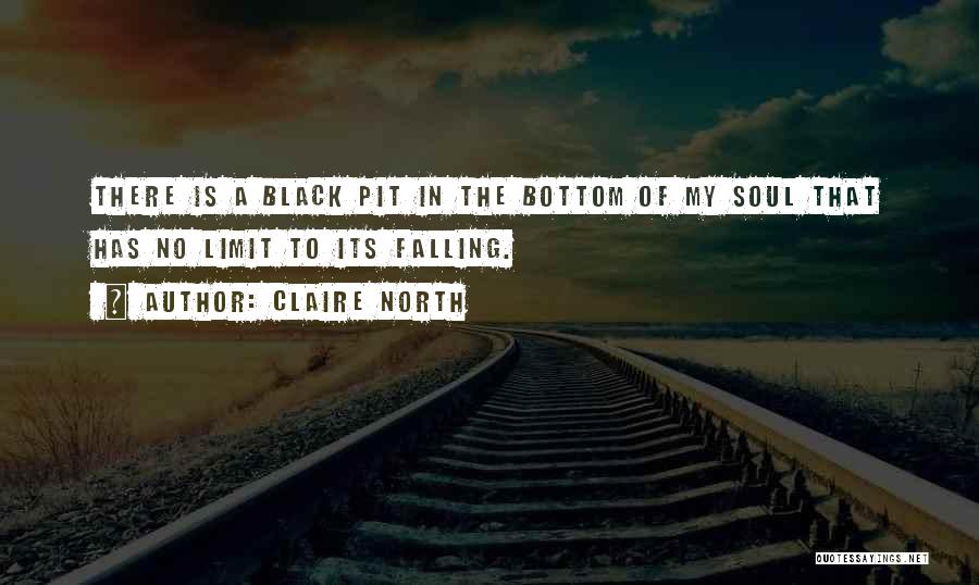 Claire North Quotes: There Is A Black Pit In The Bottom Of My Soul That Has No Limit To Its Falling.