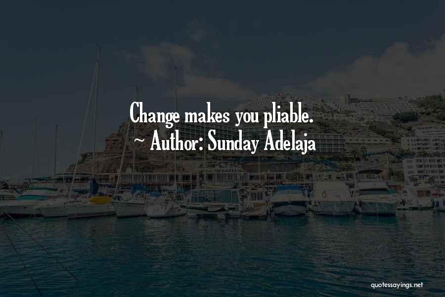 Sunday Adelaja Quotes: Change Makes You Pliable.