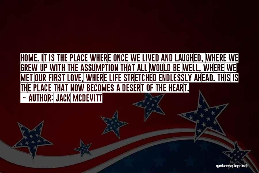 Jack McDevitt Quotes: Home. It Is The Place Where Once We Lived And Laughed, Where We Grew Up With The Assumption That All