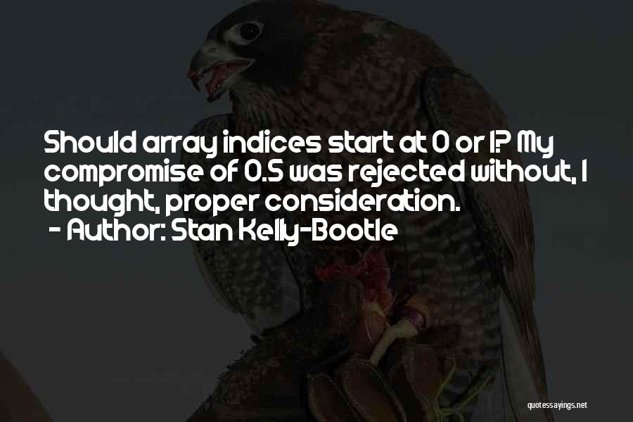 Stan Kelly-Bootle Quotes: Should Array Indices Start At
