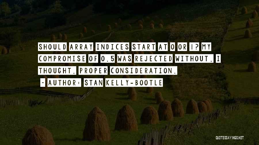 Stan Kelly-Bootle Quotes: Should Array Indices Start At