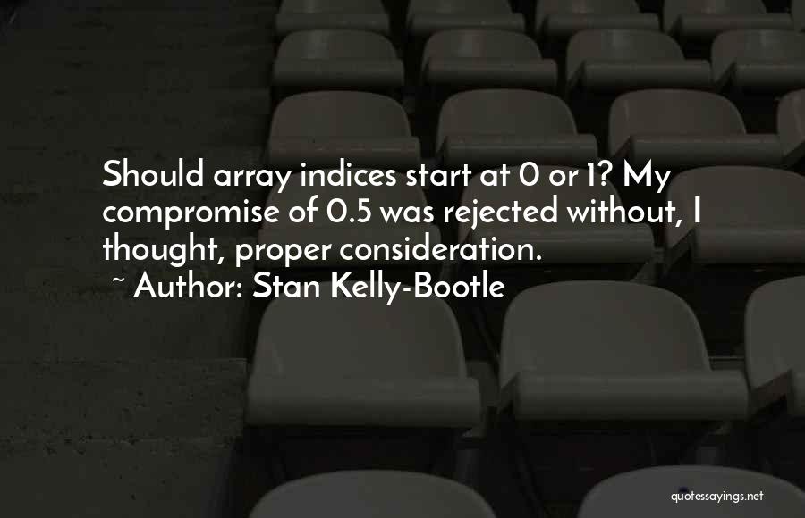 Stan Kelly-Bootle Quotes: Should Array Indices Start At