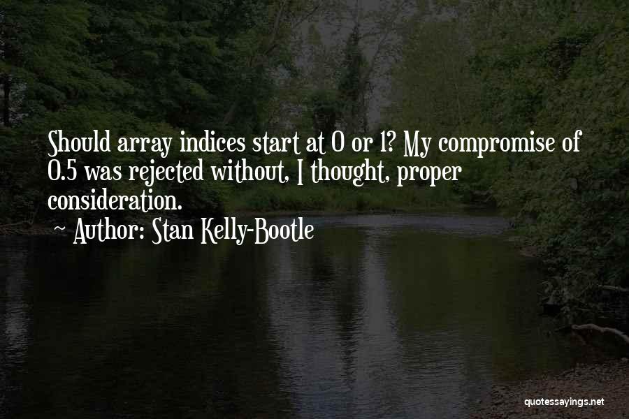 Stan Kelly-Bootle Quotes: Should Array Indices Start At