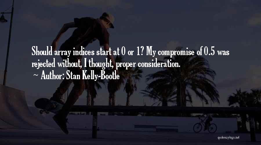 Stan Kelly-Bootle Quotes: Should Array Indices Start At