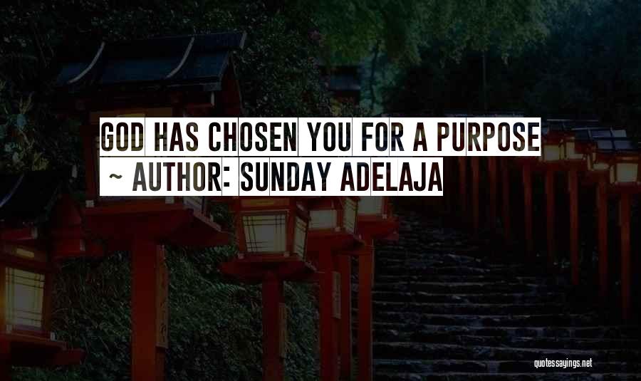 Sunday Adelaja Quotes: God Has Chosen You For A Purpose