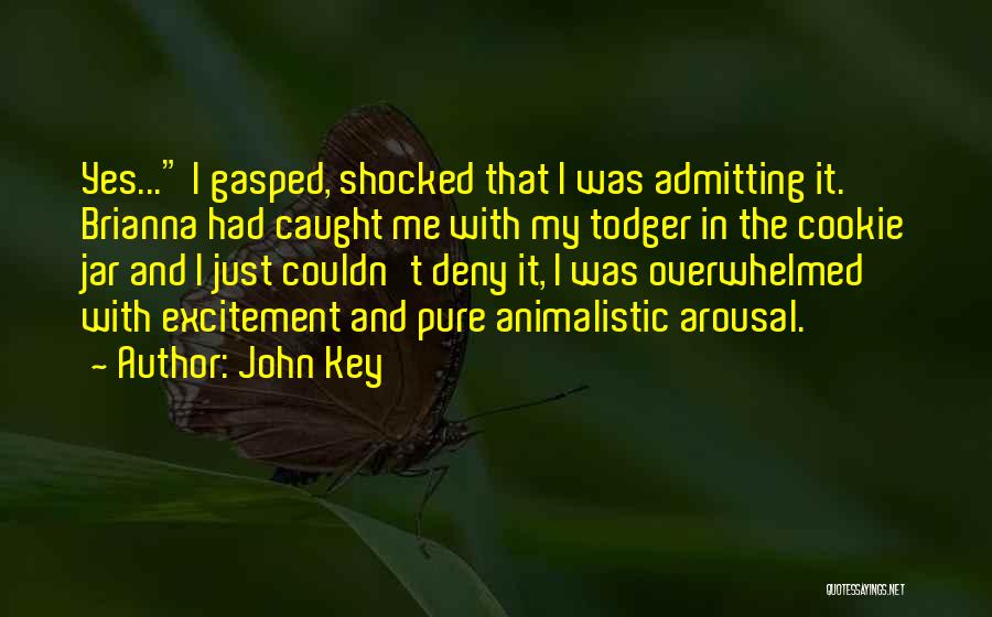 John Key Quotes: Yes... I Gasped, Shocked That I Was Admitting It. Brianna Had Caught Me With My Todger In The Cookie Jar