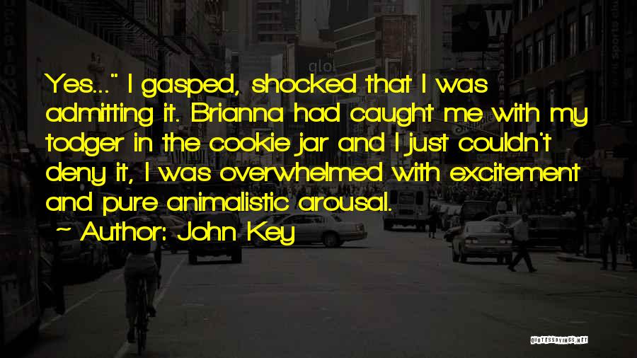 John Key Quotes: Yes... I Gasped, Shocked That I Was Admitting It. Brianna Had Caught Me With My Todger In The Cookie Jar