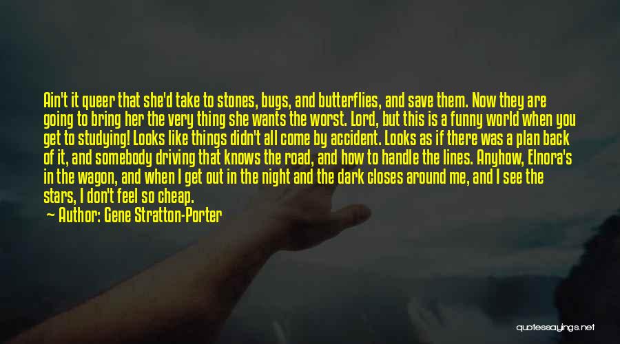 Gene Stratton-Porter Quotes: Ain't It Queer That She'd Take To Stones, Bugs, And Butterflies, And Save Them. Now They Are Going To Bring