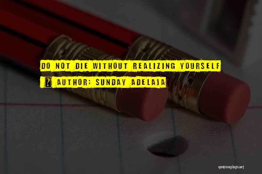 Sunday Adelaja Quotes: Do Not Die Without Realizing Yourself