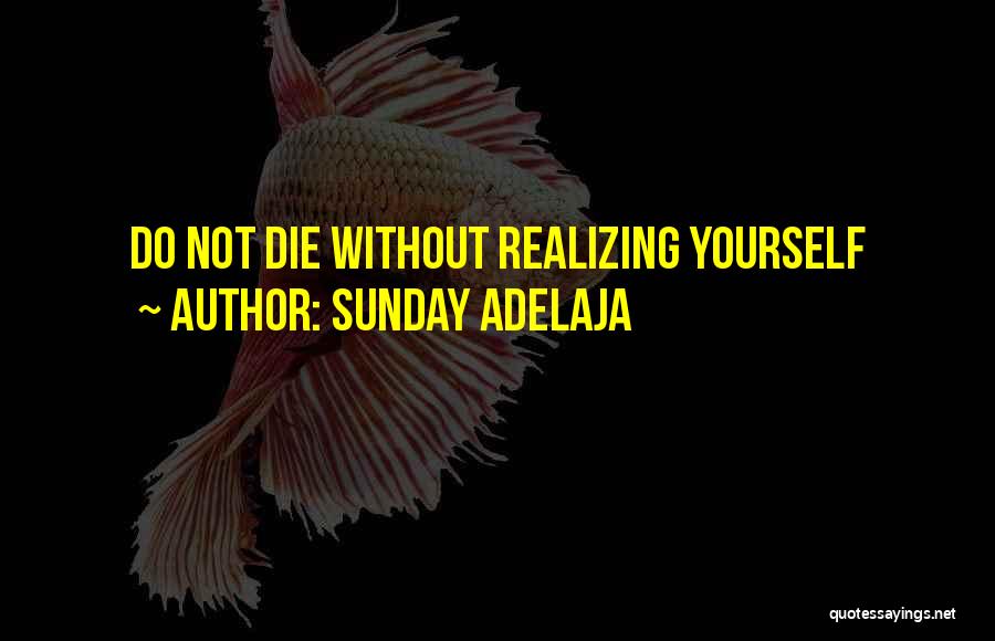 Sunday Adelaja Quotes: Do Not Die Without Realizing Yourself