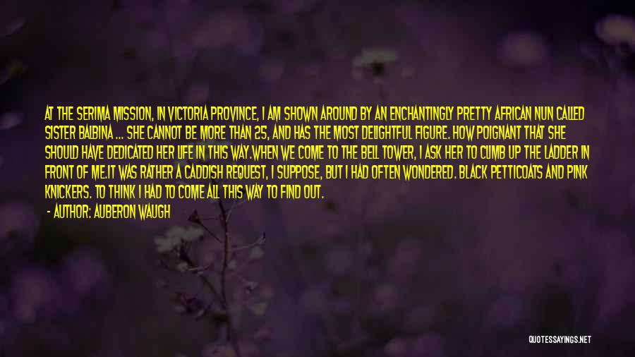 Auberon Waugh Quotes: At The Serima Mission, In Victoria Province, I Am Shown Around By An Enchantingly Pretty African Nun Called Sister Balbina